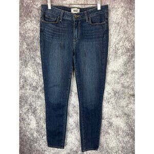 PAIGE Jeans Womens 30 Verdugo Dark Blue CROP Ankle Skinny Mid Rise Modern City